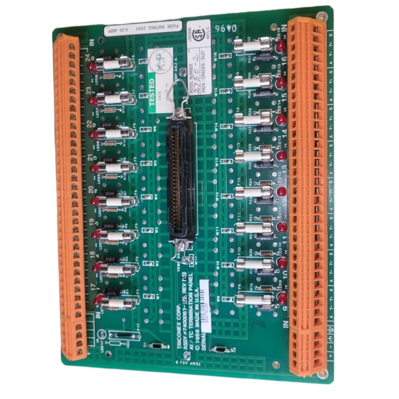 Triconex 2750-2 Analog Input / Thermocouple Termination Panel 100% New