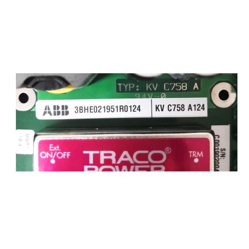 ABB KV C758 A124 3BHE021951R0124 Interface Module Unbelievable Prices New In Stock