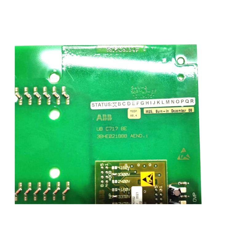 ABB UBC717BE101 3BHE021887R0101 | OVVP Protection Board New In Stock New In Stock