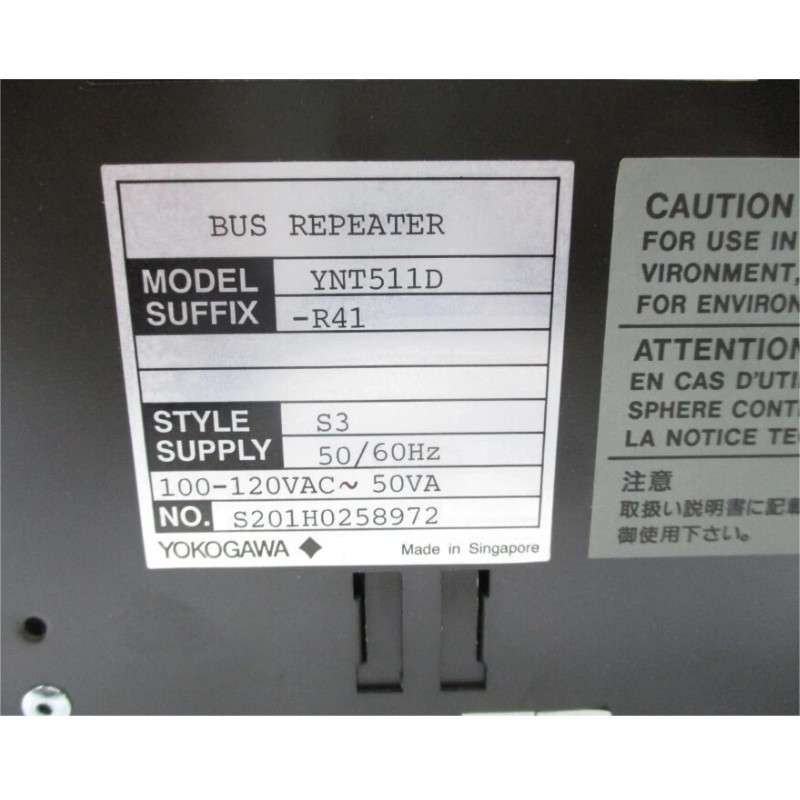 Yokogawa YNT511D‑V42 | Bus Repeater Module Hot Items Trusted supplier