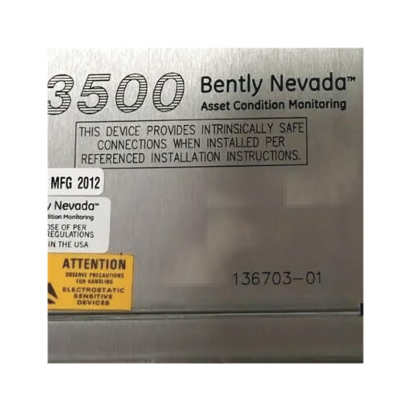 Bently Nevada 3500/50 136703-01 | Vibration Sensor Module Price Advantage 30-Day Returns！