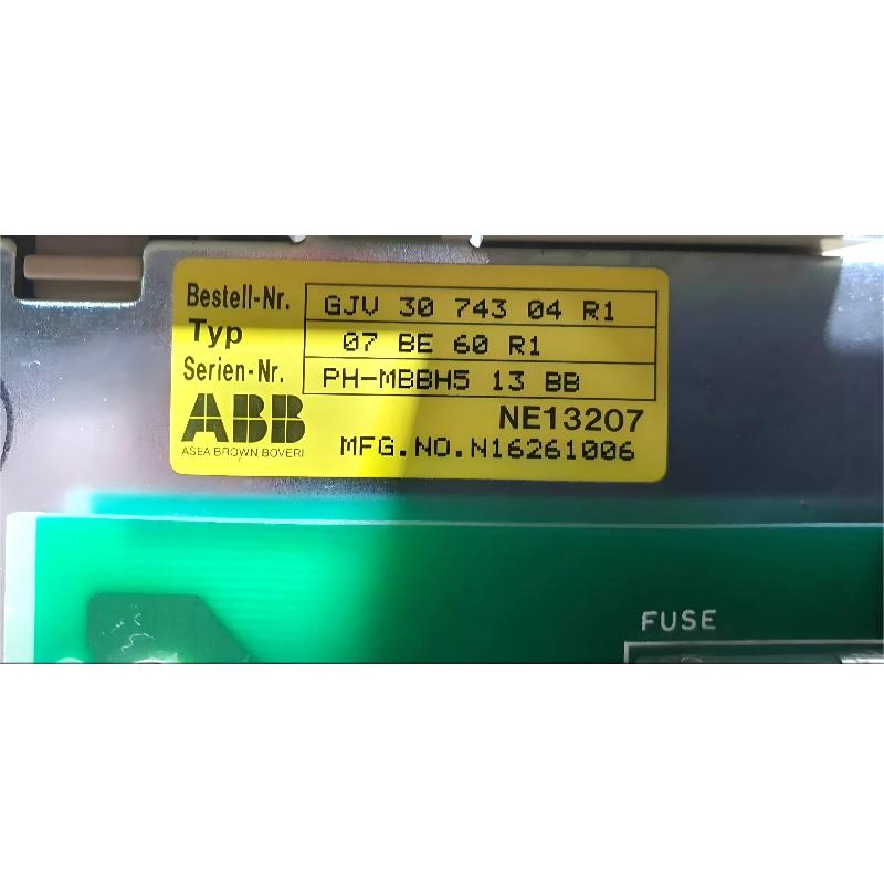 ABB 07 BE 60 R1 GJV3074304R1 | 6-Slot Rack 30-Day Returns！