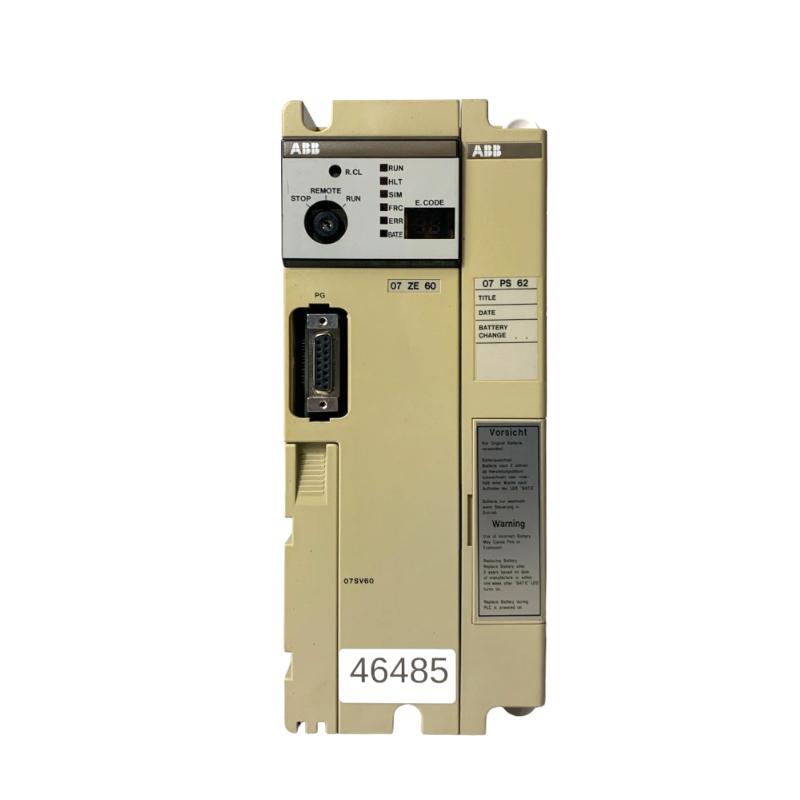 ABB 07ZE60R302 GJV3074320R302 | I/O Module Quality Assurance Trusted supplier