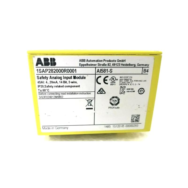 ABB AI581-S 1SAP282000R0001 | Analog Input Module Quality Assurance