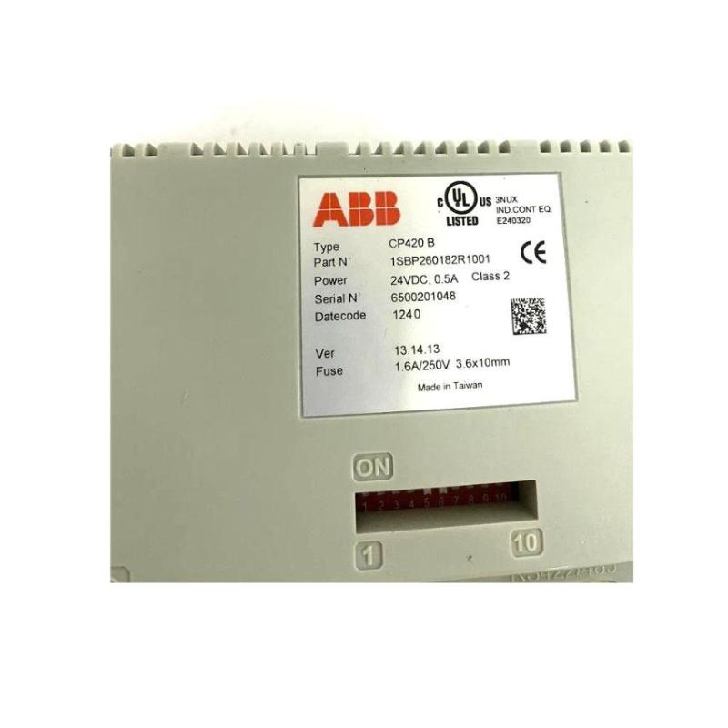 ABB CP420B 1SBP260182R1001 | Control Panel 12-Month Warranty 100% New