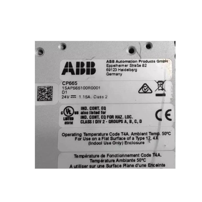 ABB CP665-WEB 1SAP565200R0001 | Control Panel Quality Assurance 100% New