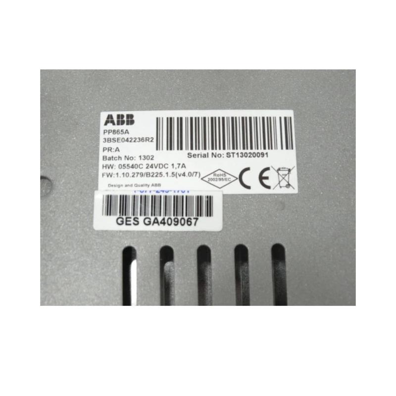 ABB PP865A 3BSE042236R2 | Touch Panel New In Stock Trusted supplier