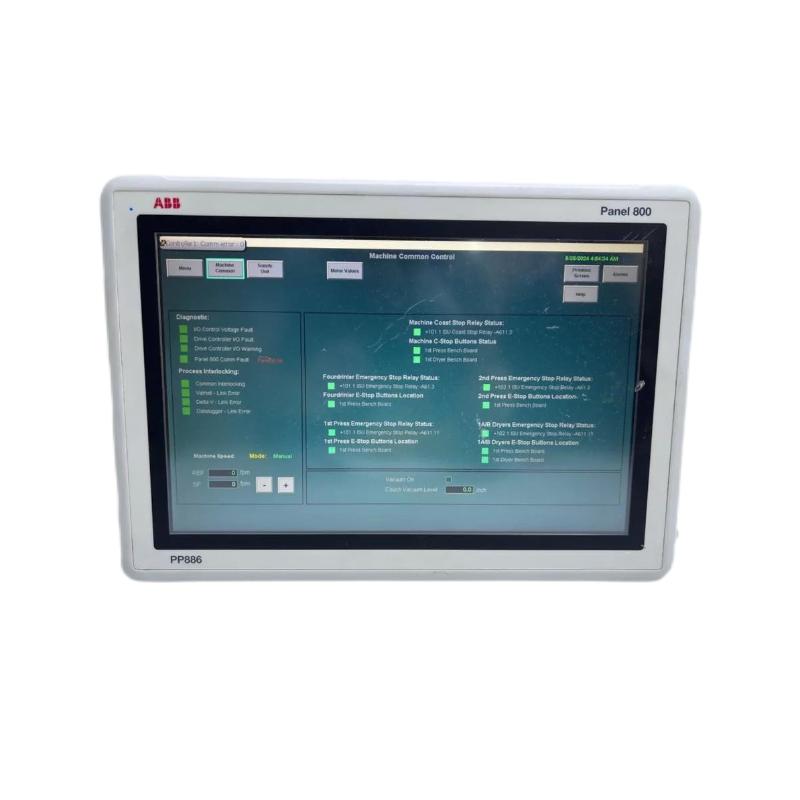 ABB PP886 3BSE092980R1 | Touch Panel Quality Assurance 100% New